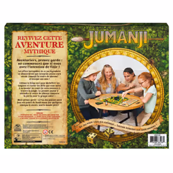 Games Jeu JUMANJI - Retro Nouvelle Edition - Jeu de Société pour Toute La Famille avec Plateau de Jeu, Nombreux Défis Et Ambiance du Film Version Française - 6062338 - Jeu 8 Ans et +