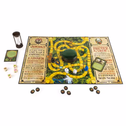 Games Jeu JUMANJI - Retro Nouvelle Edition - Jeu de Société pour Toute La Famille avec Plateau de Jeu, Nombreux Défis Et Ambiance du Film Version Française - 6062338 - Jeu 8 Ans et +