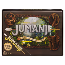 JEU JUMANJI PLATEAU BOIS rétro - nouvelle édition