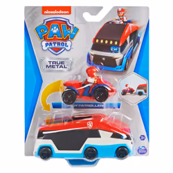 PAW Patrol LA PAT' PATROUILLE - - PACK PAT' PATROUILLEUR TRUE METAL - Pack Camion Pat'Patrouilleur voiture Die Cast Ryder À C ...
