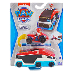 PAW Patrol LA PAT' PATROUILLE - - PACK PAT' PATROUILLEUR TRUE METAL - Pack Camion Pat'Patrouilleur voiture Die Cast Ryder À Collectionner - Camion + Voiture Pat' Patrouille - Jouet Enfant 3 Ans et +