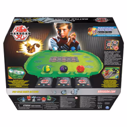 Bakugan EVOLUTIONS - ARENE DE COMBAT EVO BATTLE SAISON 4 - Arène Officielle De Combat 60 Cm - 1 Bille Exclusive 2 Bakucore 2 Cartes Collection - Dessin Animé - Jouet Enfant 6 Ans et + - Vue supplémentaire 7