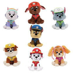 GUND LA PAT’ PATROUILLE - PELUCHE 15 CM PAW PATROL - Peluche Chiot Pat' Patrouille Taille 15 cm - Lavable En Surface - Jouet Premier Age - 6061061 - Jouet Bébé 12 Mois et + - Modèle Aléatoire