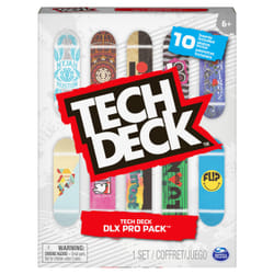 Tech Deck FINGER SKATE - - PACK 10 FINGER SKATES - Coffret De 10 Authentiques Finger Skates A Collectionner - 6061099 - Jouet Enfant 6 Ans et +