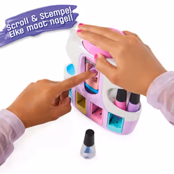 Cool Maker - GO GLAM U-NIQUE NAIL SALON - Machine à Manucure et Pédicure 250 ongles avec 120 Motifs, 3 Vernis Inclus, 1 Sèche-ongles et Rangement - Fun et Facile - 6061175 - Jouet Enfant 8 Ans et +