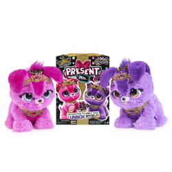 Present Pets Chiot princesse en peluche interactif avec plus de 100 effets sonores et actions (plusieurs modèles disponibles)
