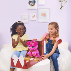 Present Pets Chiot princesse en peluche interactif avec plus de 100 effets sonores et actions (plusieurs modèles disponibles)