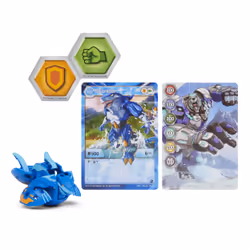 Bakugan GEOGAN RISING - PACK 1 SAISON 3 - Bille Avec 2 BakuCores Et 2 Cartes Collection - 6061459 - Tirée du Dessin Animé - Jouet Enfant 6 Ans et + - Modèle Aléatoire