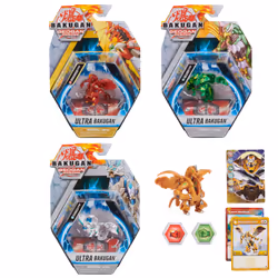 Bakugan Ultra, Dragonoid, Figurine Geogan Rising articulée de 7,6 cm et carte à collectionner, Hélice volante, 5 an(s)
