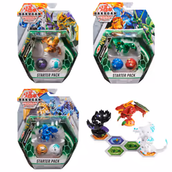 Bakugan GEOGAN RISING - STARTER PACK SAISON 3 - Billes Geogan Avec 6 BakuCores Et 7 Cartes Collection - 6061567 - Tirée du De ...