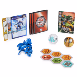 Bakugan GEOGAN RISING - STARTER PACK SAISON 3 - Billes Geogan Avec 6 BakuCores Et 7 Cartes Collection - 6061567 - Tirée du Dessin Animé - Jouet Enfant 6 Ans et + - Modèle Aléatoire