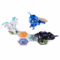 Bakugan GEOGAN RISING - STARTER PACK SAISON 3 - Billes Geogan Avec 6 BakuCores Et 7 Cartes Collection - 6061567 - Tirée du Dessin Animé - Jouet Enfant 6 Ans et + - Modèle Aléatoire