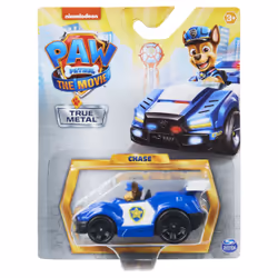 PAW Patrol VÉHICULE TRUE METAL - Pack de 1 Véhicule Die-Cast en Métal du Film Pat' Patrouille, Voiture, 3 an(s), Bleu, Blanc