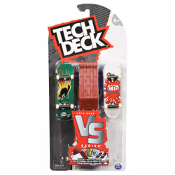 Tech Deck FINGER SKATE - - PACK VERSUS 2 FINGER SKATES - Authentiques Finger Skates A Collectionner Avec Obstacle - 6061574 - ...