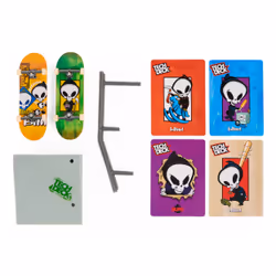 Tech Deck FINGER SKATE - - PACK VERSUS 2 FINGER SKATES - Authentiques Finger Skates A Collectionner Avec Obstacle - 6061574 - Jouet Enfant 6 Ans et + - Modèle Aléatoire