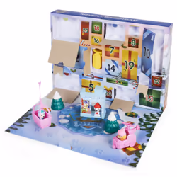 PAW Patrol LA PAT' PATROUILLE - CALENDRIER DE L'AVENT PAT' PATROUILLE - Calendrier de L'Avent pour Noël Avec 24 Surprises, Figurines et Accessoires Exclusifs - 6061678 - - Jouet Enfant 3 Ans et +