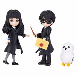 Wizarding World HARRY POTTER - PACK AMITIÉ MAGICAL MINIS HARRY & CHO - Coffret Amitié 2 Figurines Poupées Articulées Harry et Cho 8 cm Avec Accessoires - 6061832 - Jouet Enfant 5 ans et + - Vue supplémentaire 4