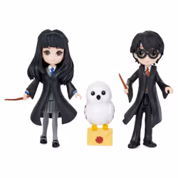 Wizarding World HARRY POTTER - PACK AMITIÉ MAGICAL MINIS HARRY & CHO - Coffret Amitié 2 Figurines Poupées Articulées Harry et Cho 8 cm Avec Accessoires - 6061832 - Jouet Enfant 5 ans et + - Vue supplémentaire 5