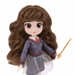 Wizarding World Harry Potter - - POUPÉE 20 CM HERMIONE GRANGER - Poupée figurine Articulée 20 cm Avec Baguette Magique et Uniforme de Poudlard - Jouet Harry Potter - Jouet Enfant 5 ans et + - Vue supplémentaire 6