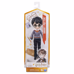 Wizarding World POUPÉE 20 CM HARRY POTTER - Poupée figurine Articulée Harry Potter 20 cm - Avec Baguette Magique et Tenue Uniforme Poudlard à collectionner - 6061836 - Jouet Enfant 5 ans et +