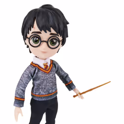 Wizarding World POUPÉE 20 CM HARRY POTTER - Poupée figurine Articulée Harry Potter 20 cm - Avec Baguette Magique et Tenue Uniforme Poudlard à collectionner - 6061836 - Jouet Enfant 5 ans et + - Vue supplémentaire 4