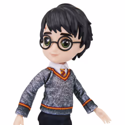 Wizarding World POUPÉE 20 CM HARRY POTTER - Poupée figurine Articulée Harry Potter 20 cm - Avec Baguette Magique et Tenue Uniforme Poudlard à collectionner - 6061836 - Jouet Enfant 5 ans et + - Vue supplémentaire 5
