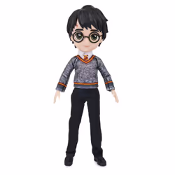 Wizarding World POUPÉE 20 CM HARRY POTTER - Poupée figurine Articulée Harry Potter 20 cm - Avec Baguette Magique et Tenue Uniforme Poudlard à collectionner - 6061836 - Jouet Enfant 5 ans et + - Vue supplémentaire 6