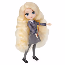 Wizarding World POUPÉE 20 CM LUNA LOVEGOOD - Poupée figurine Articulée Luna Lovegood 20 cm Avec Baguette Magique et Uniforme de Poudlard - 6061838 - Jouet Enfant 5 ans et + - Vue supplémentaire 4