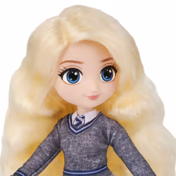 Wizarding World POUPÉE 20 CM LUNA LOVEGOOD - Poupée figurine Articulée Luna Lovegood 20 cm Avec Baguette Magique et Uniforme de Poudlard - 6061838 - Jouet Enfant 5 ans et + - Vue supplémentaire 6