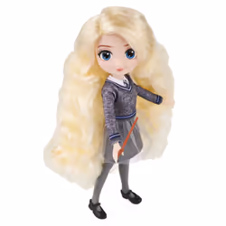 Wizarding World POUPÉE 20 CM LUNA LOVEGOOD - Poupée figurine Articulée Luna Lovegood 20 cm Avec Baguette Magique et Uniforme de Poudlard - 6061838 - Jouet Enfant 5 ans et + - Vue supplémentaire 7