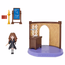 Wizarding World HARRY POTTER - PLAYSET COURS DE SORTILÈGES - Coffret Univers Magique Cours De Sortilèges Avec 1 Figurine Articulée Hermione Granger et Accessoires - 6061846 - Jouet Enfant 5 ans et + - Vue supplémentaire 6