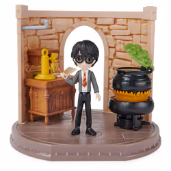 Wizarding World HARRY POTTER - PLAYSET COURS DE POTION - Coffret Univers Magique Cours De Potion Avec 1 Figurine Articulée Ha ...