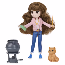 Wizarding World Coffret cadeau poupée Brilliant Hermione Granger de 20,3 cm avec 5 accessoires et 2 tenues - Vue supplémentaire 3