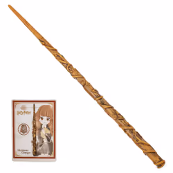 Wizarding World HARRY POTTER - BAGUETTE MAGIQUE DELUXE HERMIONE GRANGER - Baguette Magique Authentique Hermione Granger 30 cm Avec Carte de Sorts - 6062057 - Jouet Enfant 6 ans