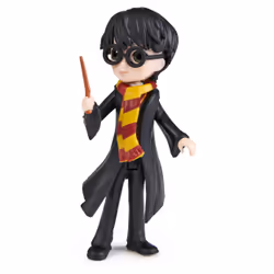 Wizarding World HARRY POTTER - Figurine Harry Potter Articulée 8 cm - Avec Baguette Magique et Tenue Sorcier à Collectionner ...