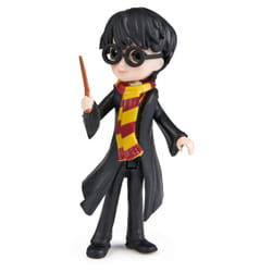 Wizarding World HARRY POTTER - Figurine Harry Potter Articulée 8 cm - Avec Baguette Magique et Tenue Sorcier à Collectionner - Idée Cadeau - Jeu Harry Potter - Jouet Enfant 5 ans et +