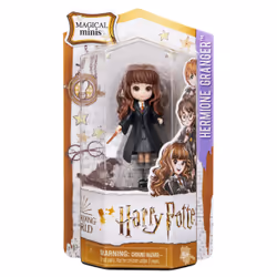 Wizarding World HARRY POTTER - Figurine Hermione Granger Articulée 8 cm - Avec Baguette Magique et Tenue Sorcier à Collectionner - Idée Cadeau - Jeu Harry Potter - Jouet Enfant 5 ans et +