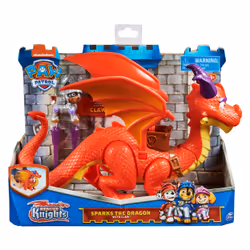 PAW Patrol PAT' PATROUILLE RESCUE KNIGHTS - FIGURINE CROC + BRAISE LE DRAGON - Rejoins la Pat' Patrouille Mission Chevalier à ...