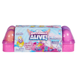 Hatchimals ALIVE - Boîte 5 Oeufs + Accessoires - Boîte Oeufs 5 Figurines À Collectionner Et 11 Accessoires - A Faire Eclore Avec De L'Eau - Thème Bébé - Transport Facile - Jouet Enfant 3 Ans et +