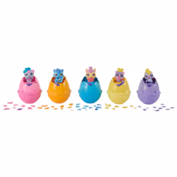 Hatchimals ALIVE - Boîte 5 Oeufs + Accessoires - Boîte Oeufs 5 Figurines À Collectionner Et 11 Accessoires - A Faire Eclore Avec De L'Eau - Thème Bébé - Transport Facile - Jouet Enfant 3 Ans et + - Vue supplémentaire 5