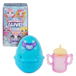 Hatchimals ALIVE - Pack de 1 + Biberon - Oeuf 1 Figurine À Collectionner Et 2 Accessoires - A Faire Eclore Avec De L'Eau - Thème Bébé - Jouet Enfant 3 Ans et + - Modèle Aléatoire