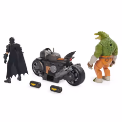 DC Comics , Batman Transforming Batcycle Battle Pack avec figurines articulées Killer Croc et Batman exclusives de 10 cm, jouets pour filles et garçons à partir de 4 ans - Vue supplémentaire 6