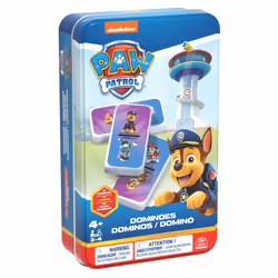 PAW Patrol BOITE METAL DOMINOS La Pat' Patrouille, Enfants, Plastique, Garçon/Fille, PAW Patrol, 4 an(s), Multicolore