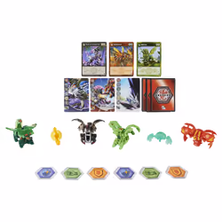 Bakugan EVOLUTIONS - COFFRET BATTLE STRIKE SAISON 4 - Coffret Complet Jeu Avec 6 Billes , 6 Bakucore & 9 Cartes Collection - Dessin Animé - Jouet Enfant 6 Ans et + - Modèle Aléatoire