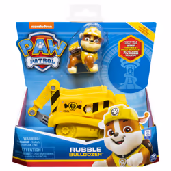 PAW Patrol LA PAT' PATROUILLE - VÉHICULE + FIGURINE RUBEN - Véhicule de 15 cm Avec 1 Figurine À Collectionner Pat' Patrouille ...