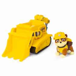 PAW Patrol LA PAT' PATROUILLE - VÉHICULE + FIGURINE RUBEN - Véhicule de 15 cm Avec 1 Figurine À Collectionner Pat' Patrouille - - 6061794 - Jouet Enfant 3 Ans et +