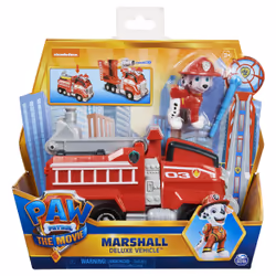 PAW Patrol PAT PATROUILLE LE FILM - Camion Pompier Pat Patrouille - Véhicule de Secours avec fonction Transformation et Lance ...