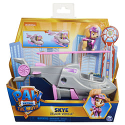 PAW Patrol Hélicoptère de Sauvetage Pat Patrouille - Véhicule de Secours avec fonction Transformation et Figurine Amovible Chiot Stella