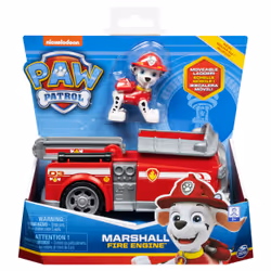 PAW Patrol LA PAT' PATROUILLE - VÉHICULE + FIGURINE MARCUS - Véhicule de 15 cm Avec 1 Figurine À Collectionner Pat' Patrouill ...