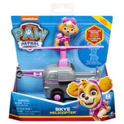 PAW Patrol LA PAT' PATROUILLE - - Voiture + FIGURINE STELLA - Voiture de 15 cm Avec 1 Figurine À Collectionner Pat' Patrouille - Voiture Pat Patrouille - Jouet Enfant 3 Ans et +